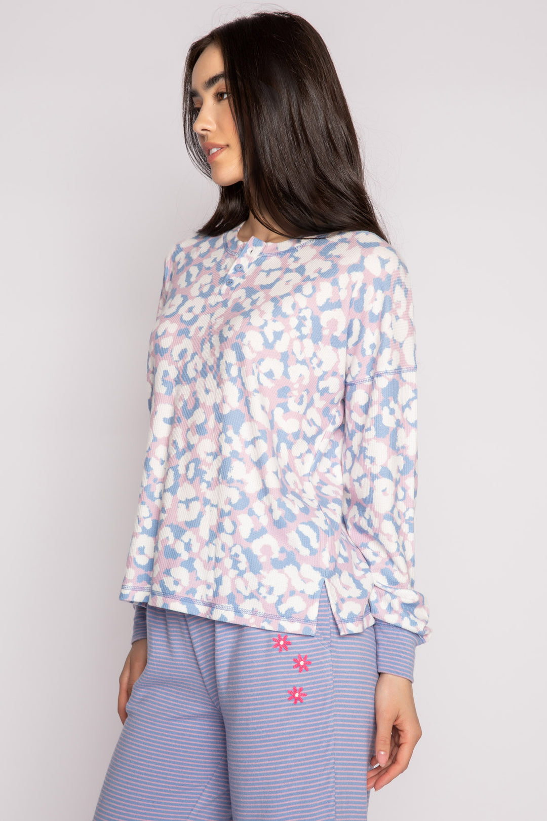 Leopard Is My Happy Long Sleeve Top - Long Sleeve Tops - P.J. Salvage