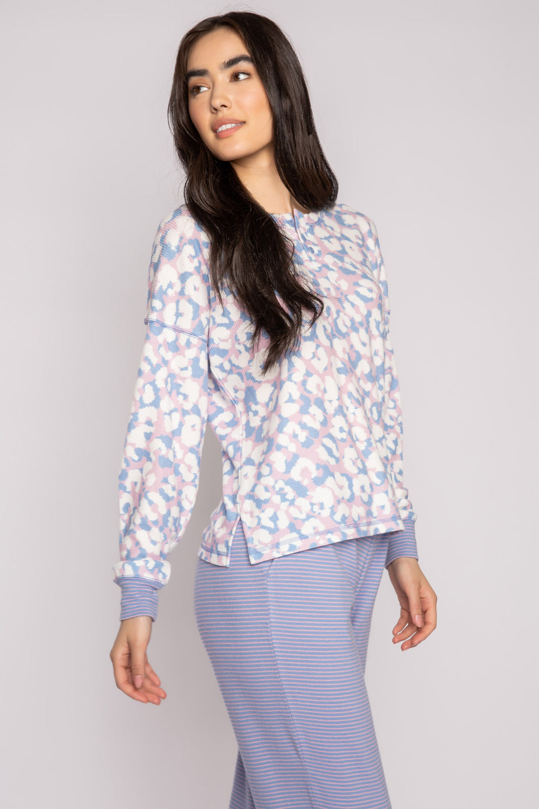 Leopard Is My Happy Long Sleeve Top - Long Sleeve Tops - P.J. Salvage