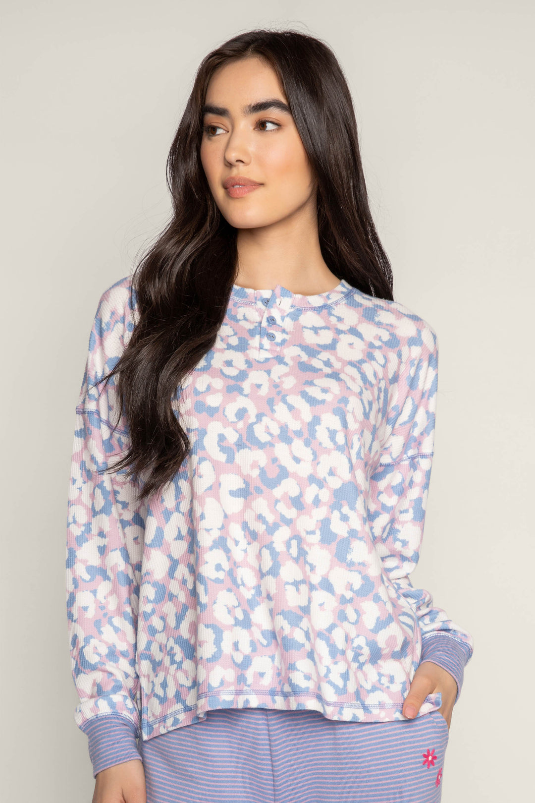 Leopard Is My Happy Long Sleeve Top - Long Sleeve Tops - P.J. Salvage