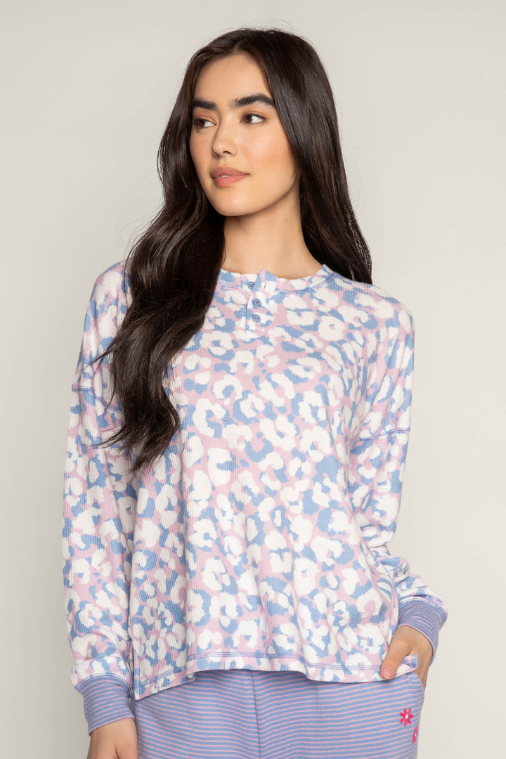 Leopard Is My Happy Long Sleeve Top - Long Sleeve Tops - P.J. Salvage