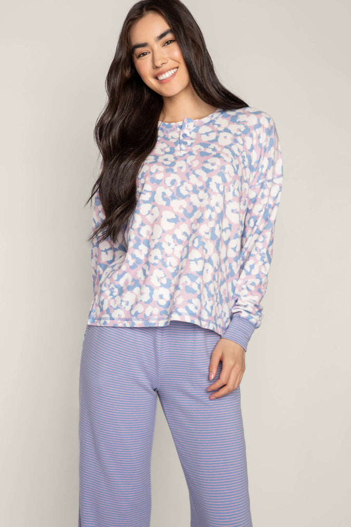 Leopard Is My Happy Long Sleeve Top - Long Sleeve Tops - P.J. Salvage
