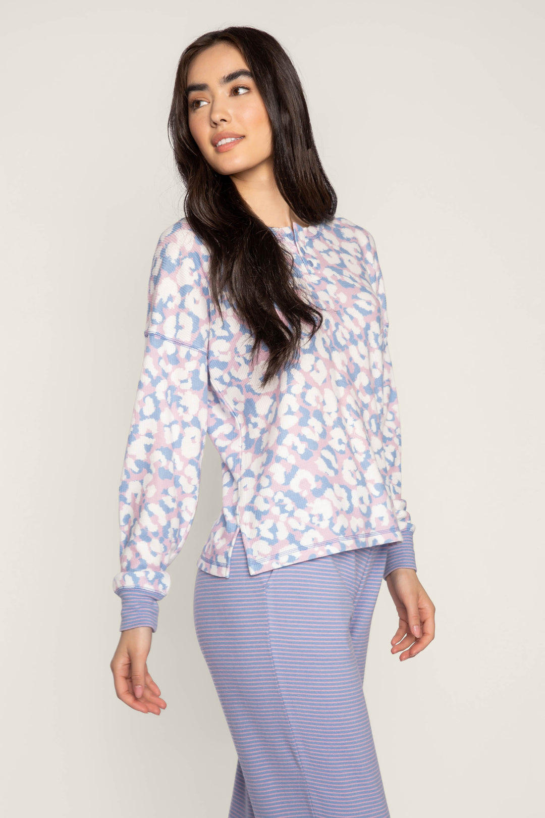 Leopard Is My Happy Long Sleeve Top - Long Sleeve Tops - P.J. Salvage