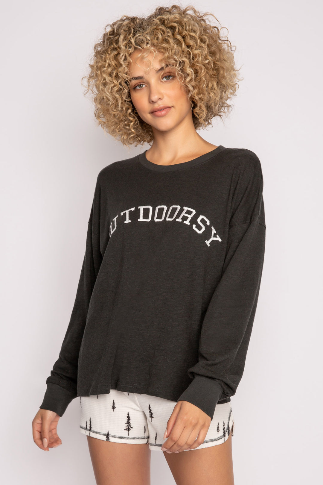 May The Forest Be With You Long Sleeve Top - Long Sleeve Tops - P.J. Salvage