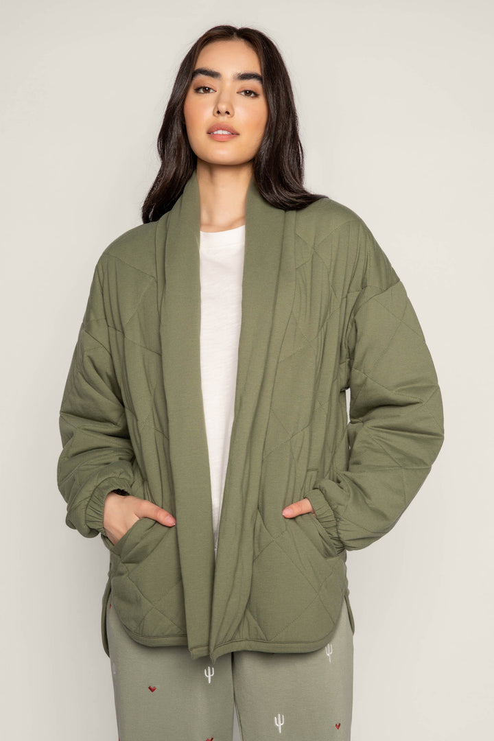 Quilted Jersey Jacket - Jackets - P.J. Salvage
