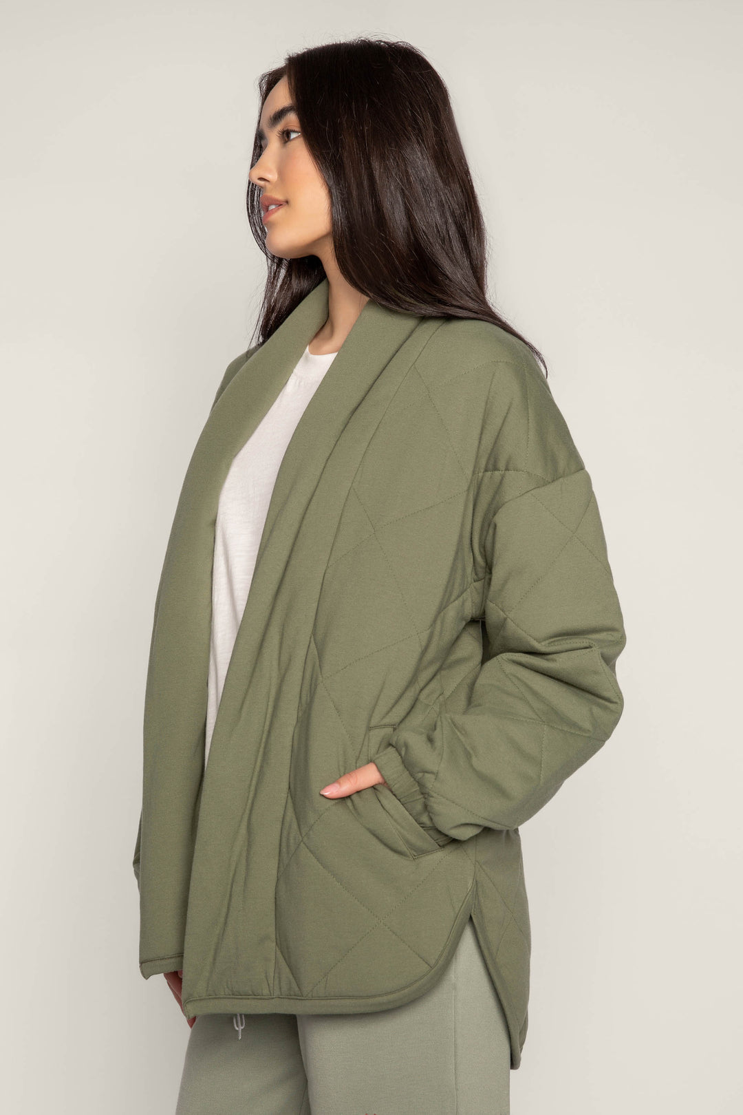 Quilted Jersey Jacket - Jackets - P.J. Salvage