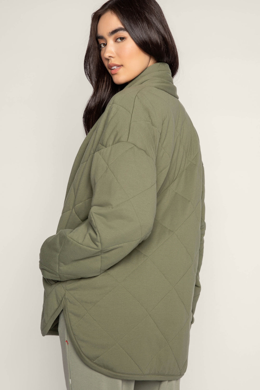 Quilted Jersey Jacket - Jackets - P.J. Salvage