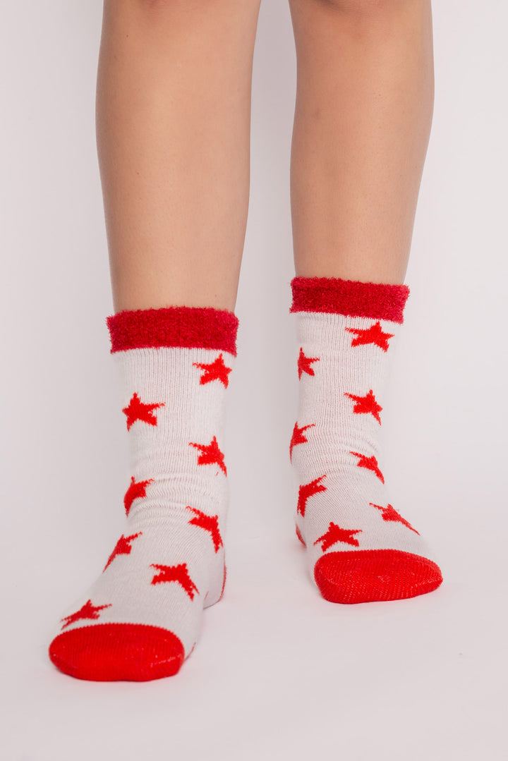 Country Star Cozy Fun Socks - Crew - P.J. Salvage