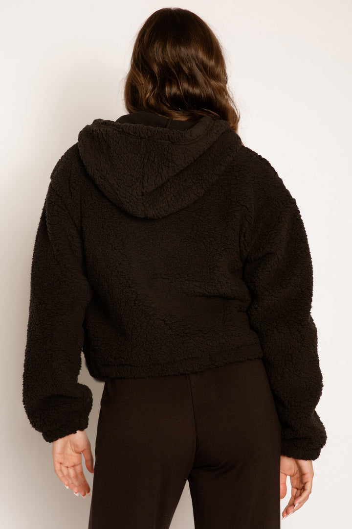 Let's Get Cozy Hooded Zip-up Jacket - Long Sleeve Tops - P.J. Salvage