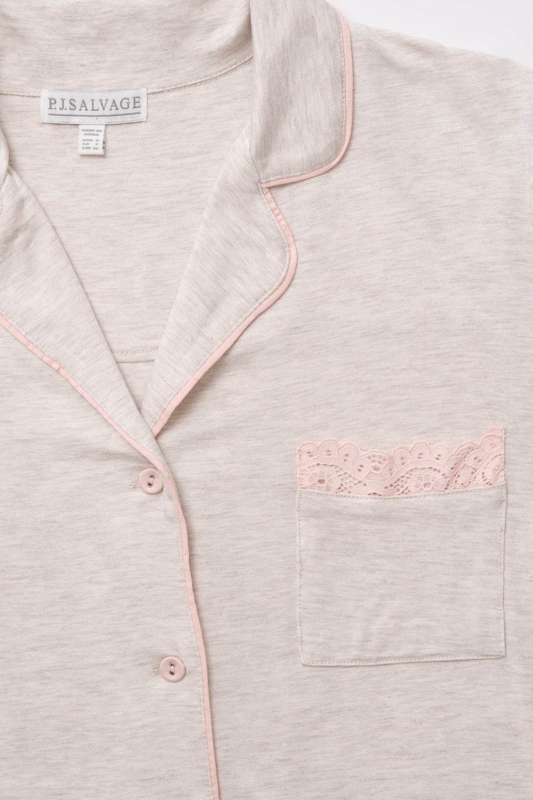 PJ Salvage 'Modal Essentials' Lace Trim Camisole Pajamas