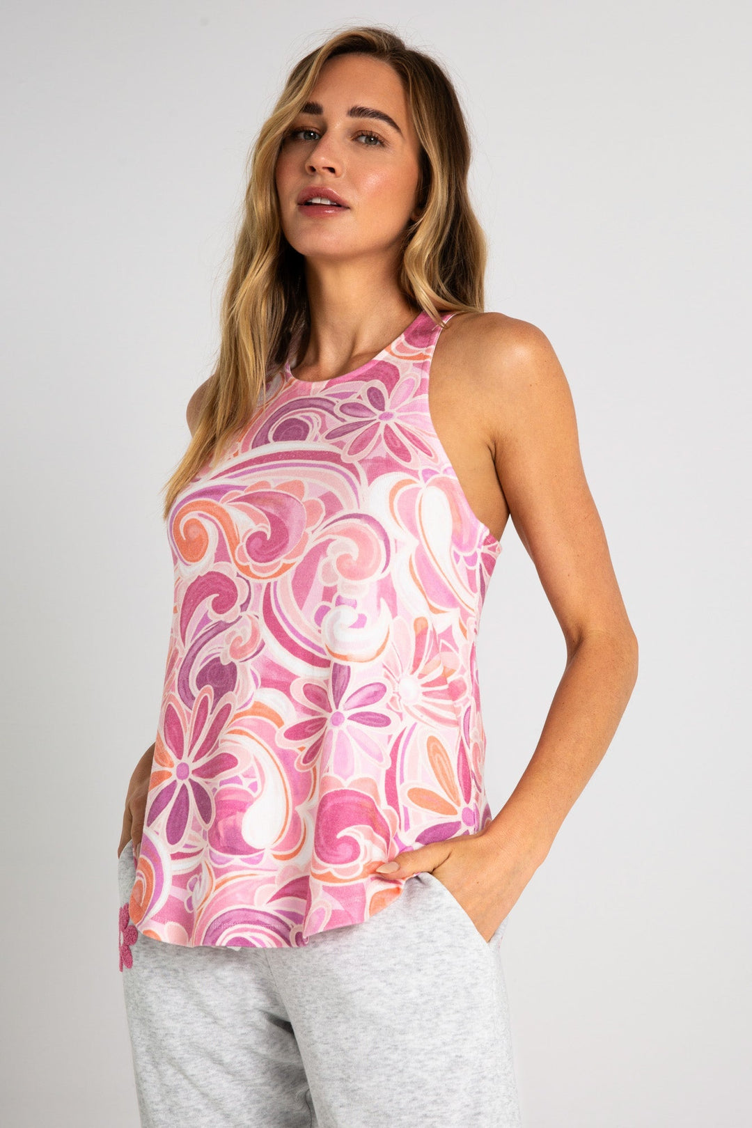 Stay Groovy Tank - P.J. Salvage