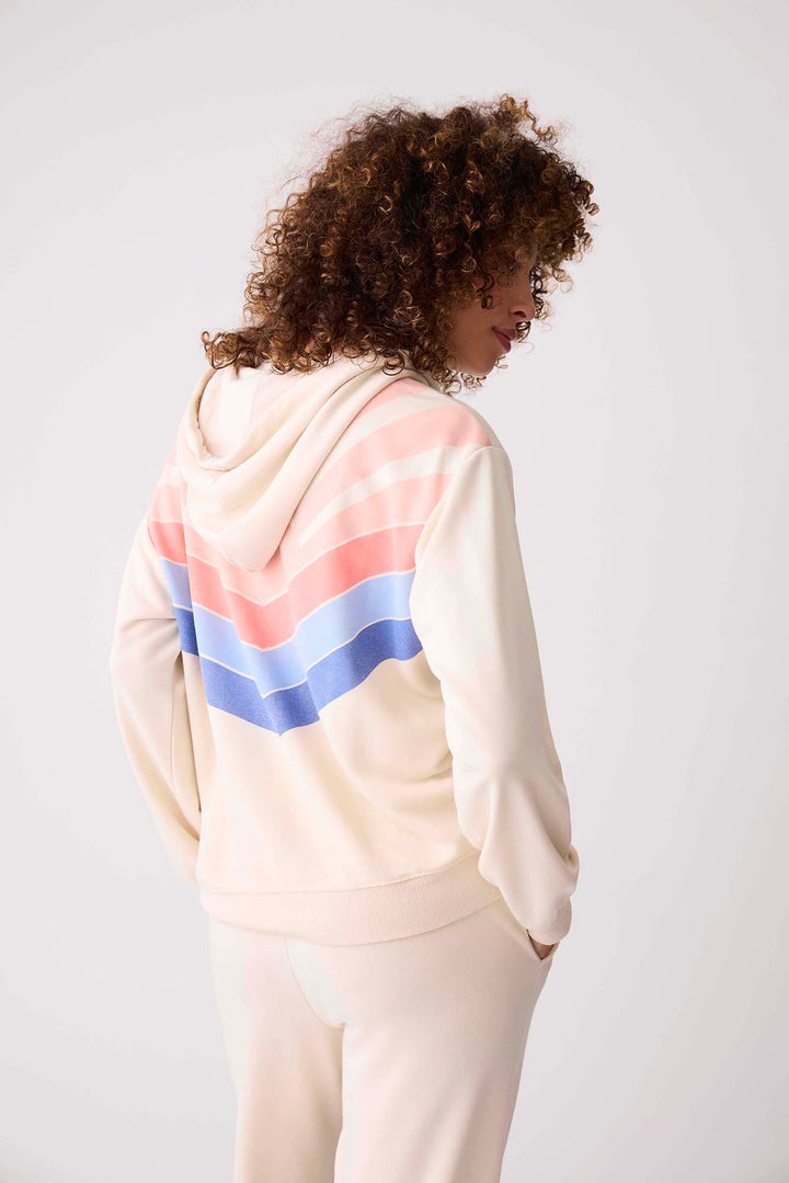 Sunrise Stripes Zip Hoodie - P.J. Salvage