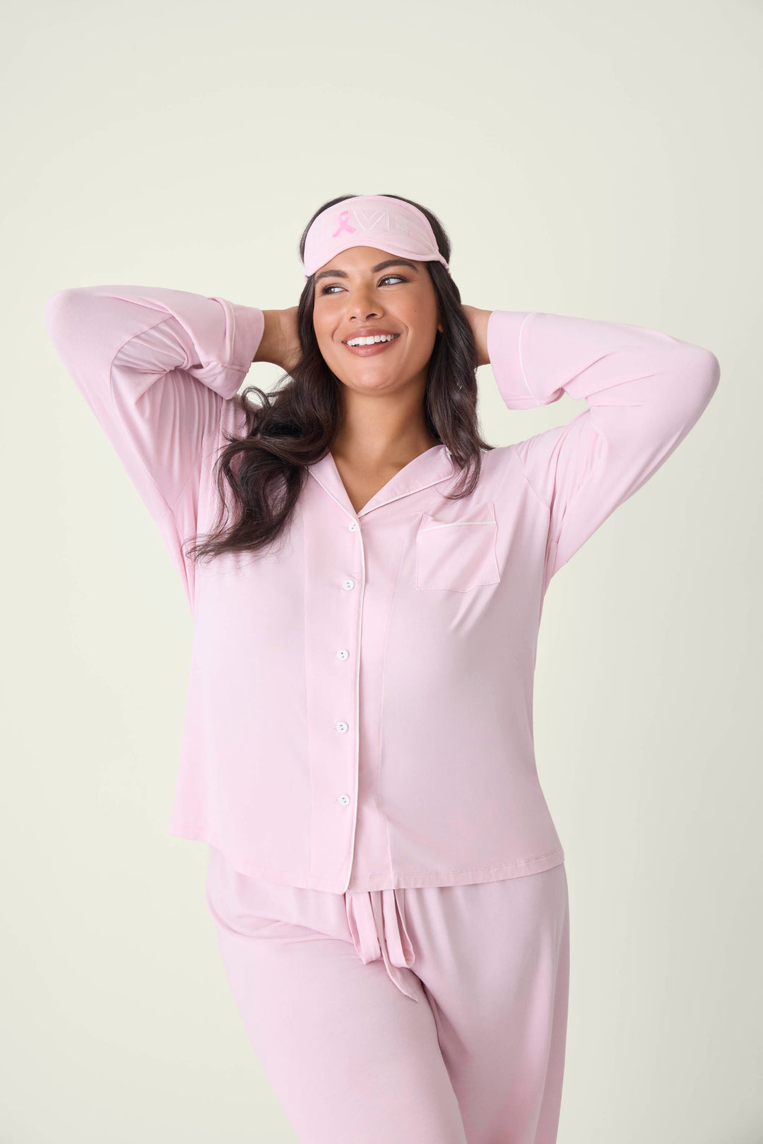 Susan G. Komen 3-Piece Modal PJ Set Plus Size - PJ Sets - P.J. Salvage
