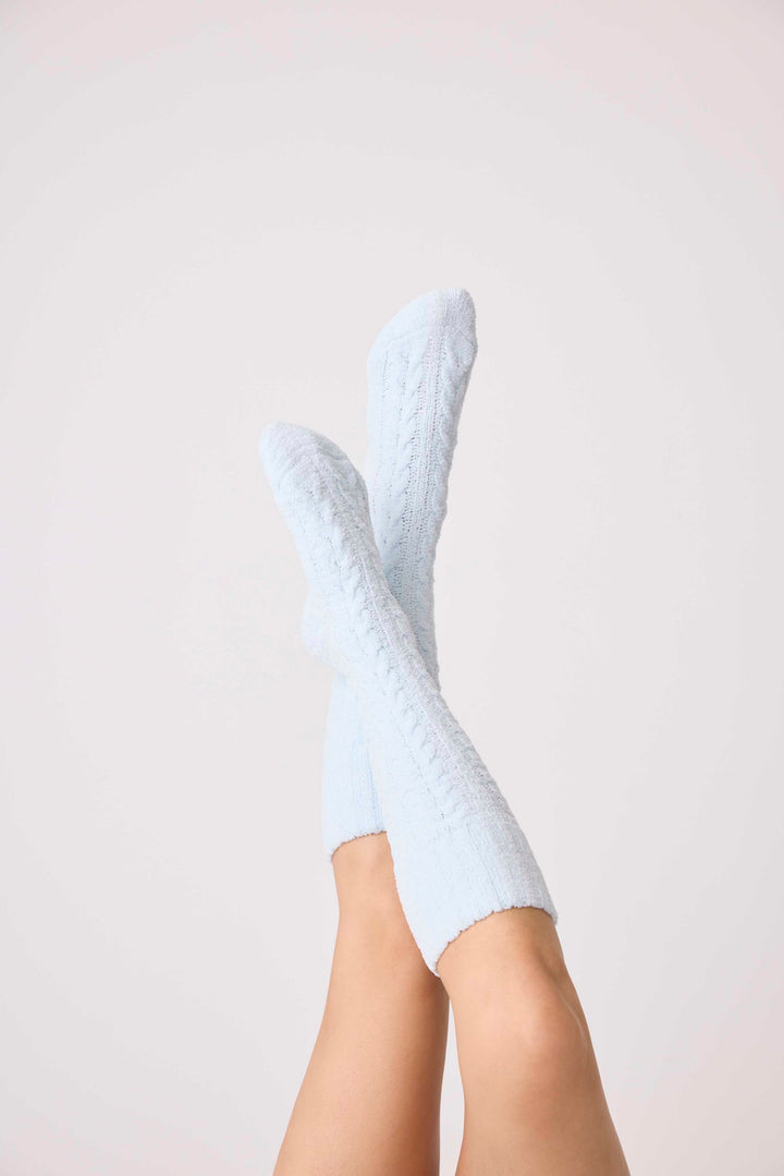 Chenille Cozy Cable Knee Socks - Knee High - P.J. Salvage