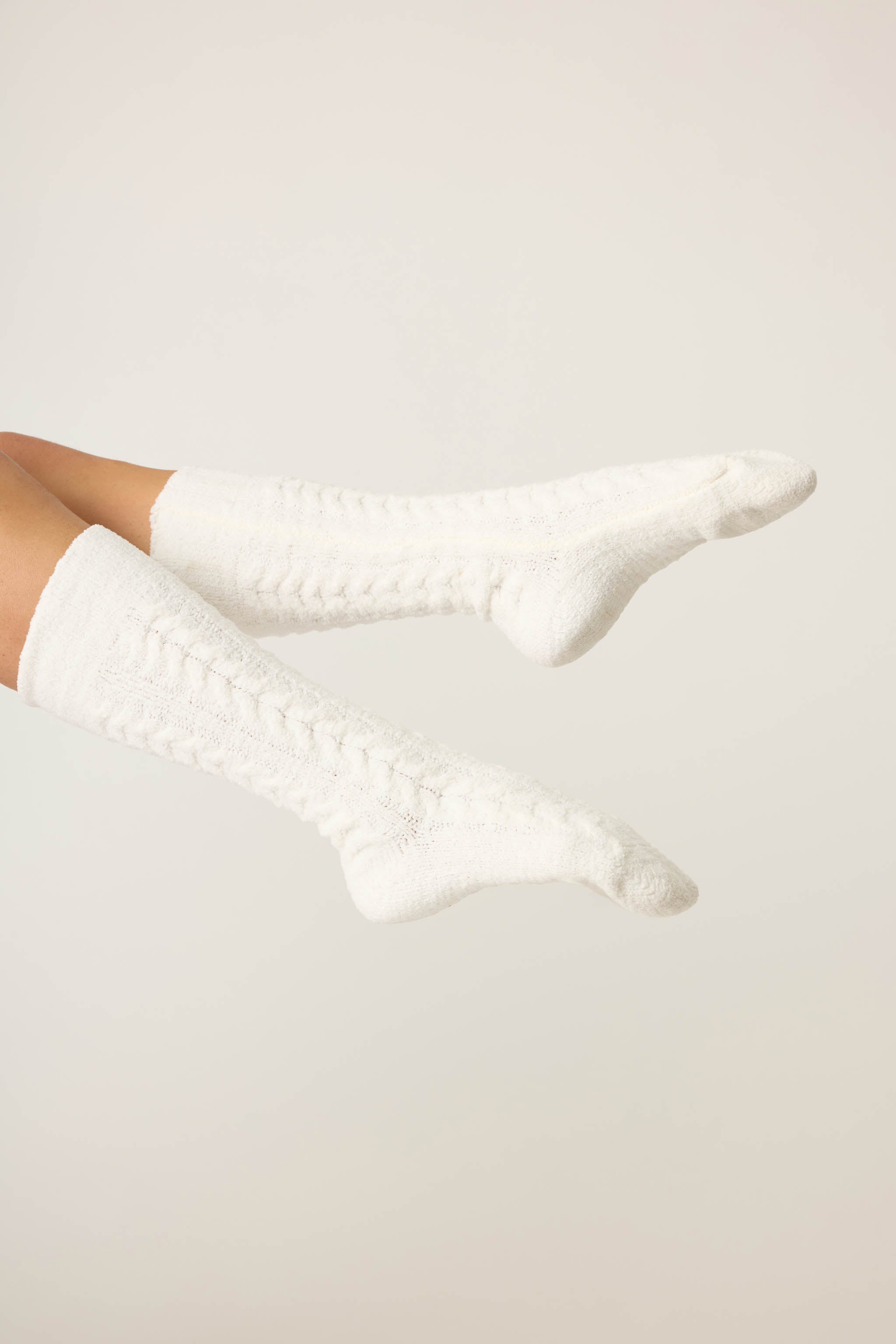 Chenille Cable Knit Mid-Calf Socks | P.J. Salvage