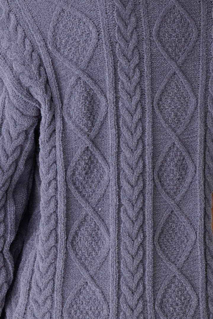 Chenille Cozy Cable Quarter Zip Sweater - Sweaters - P.J. Salvage