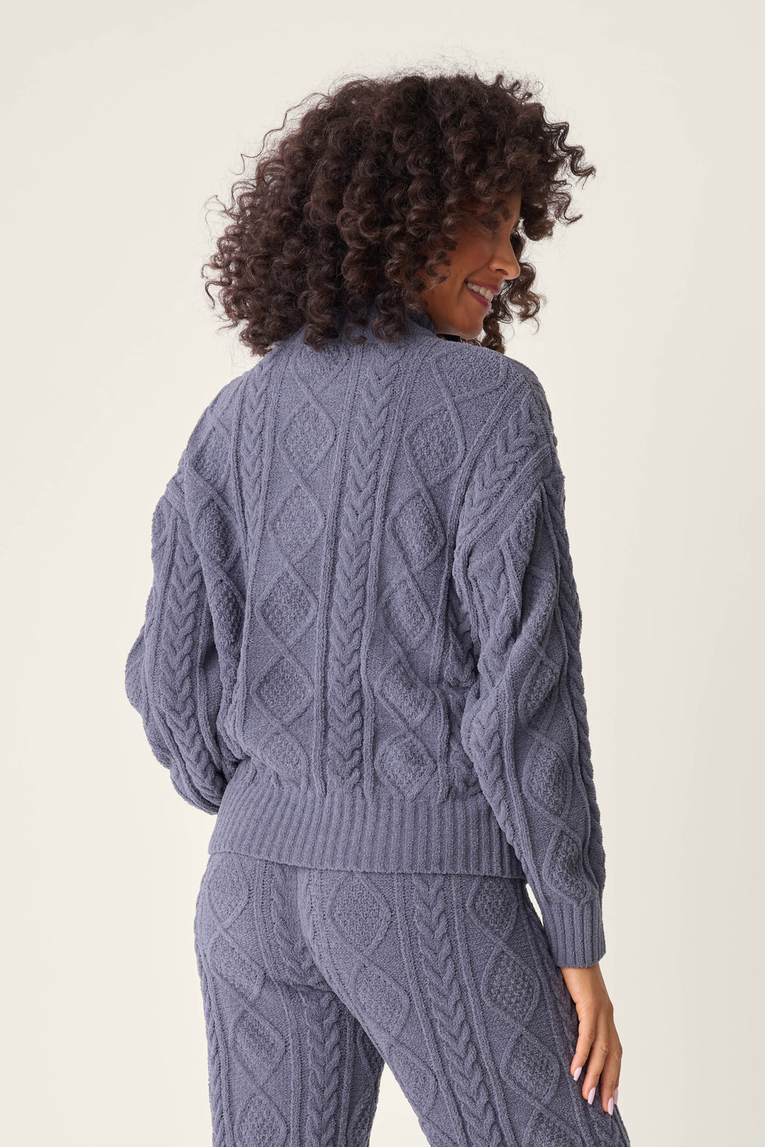 Chenille Cozy Cable Quarter Zip Sweater - Sweaters - P.J. Salvage