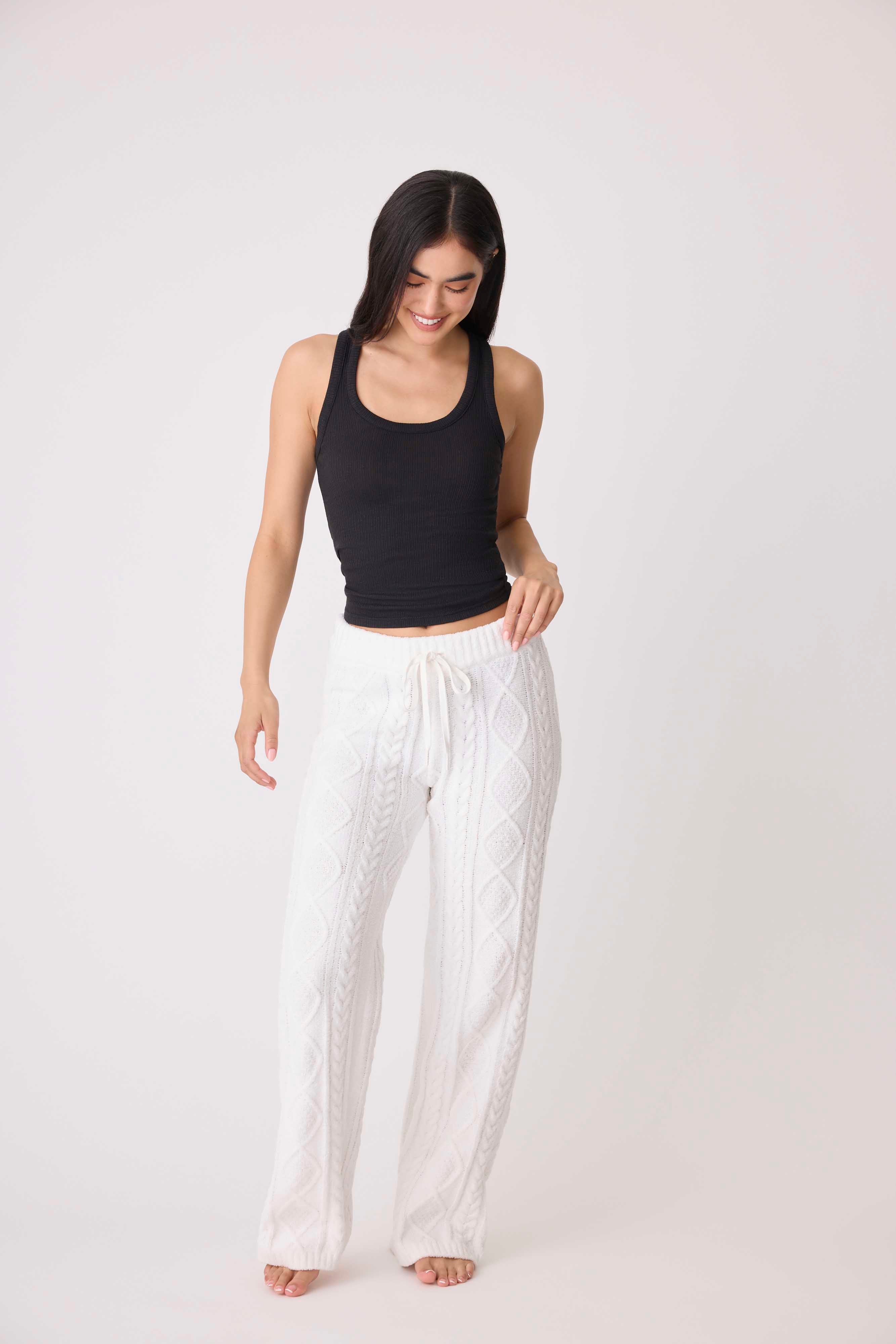 Chenille Cable Knit Lounge Pants | P.J. Salvage
