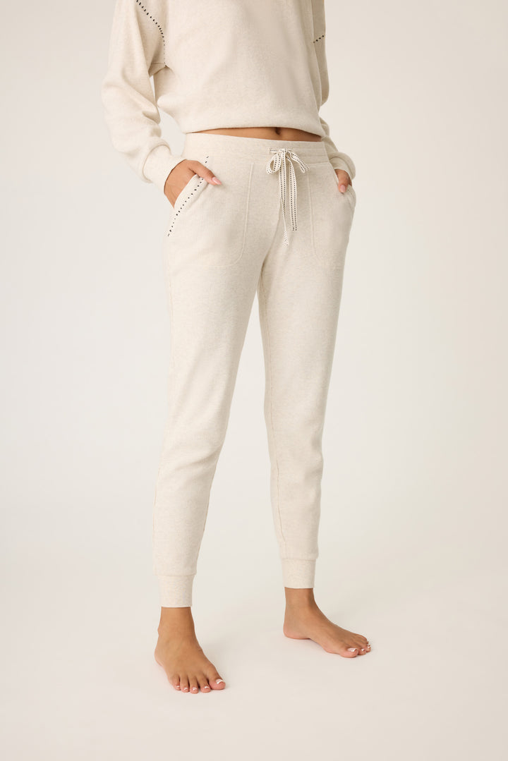 Cross Stitch Casuals Waffle Knit Jogger Pants - P.J. Salvage