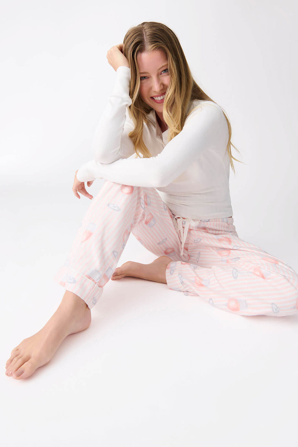 Rose All Day Flannel Pants - P.J. Salvage