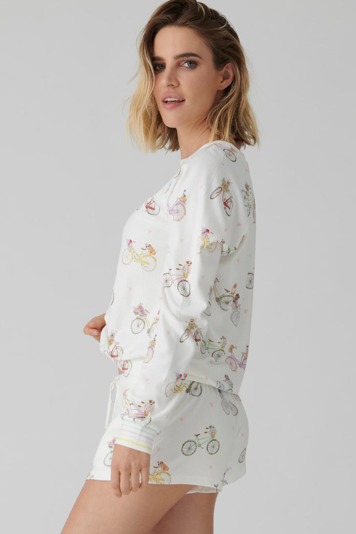 Floral Market Long Sleeve Top - P.J. Salvage