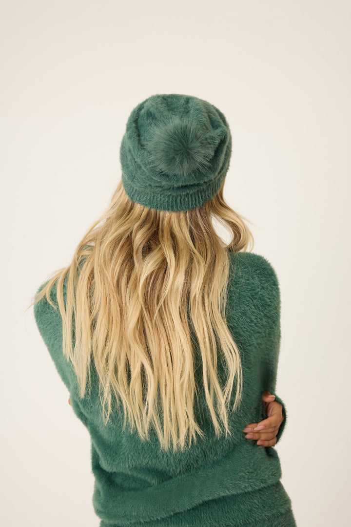Campfire Cozy Feather Knit Beanie - P.J. Salvage