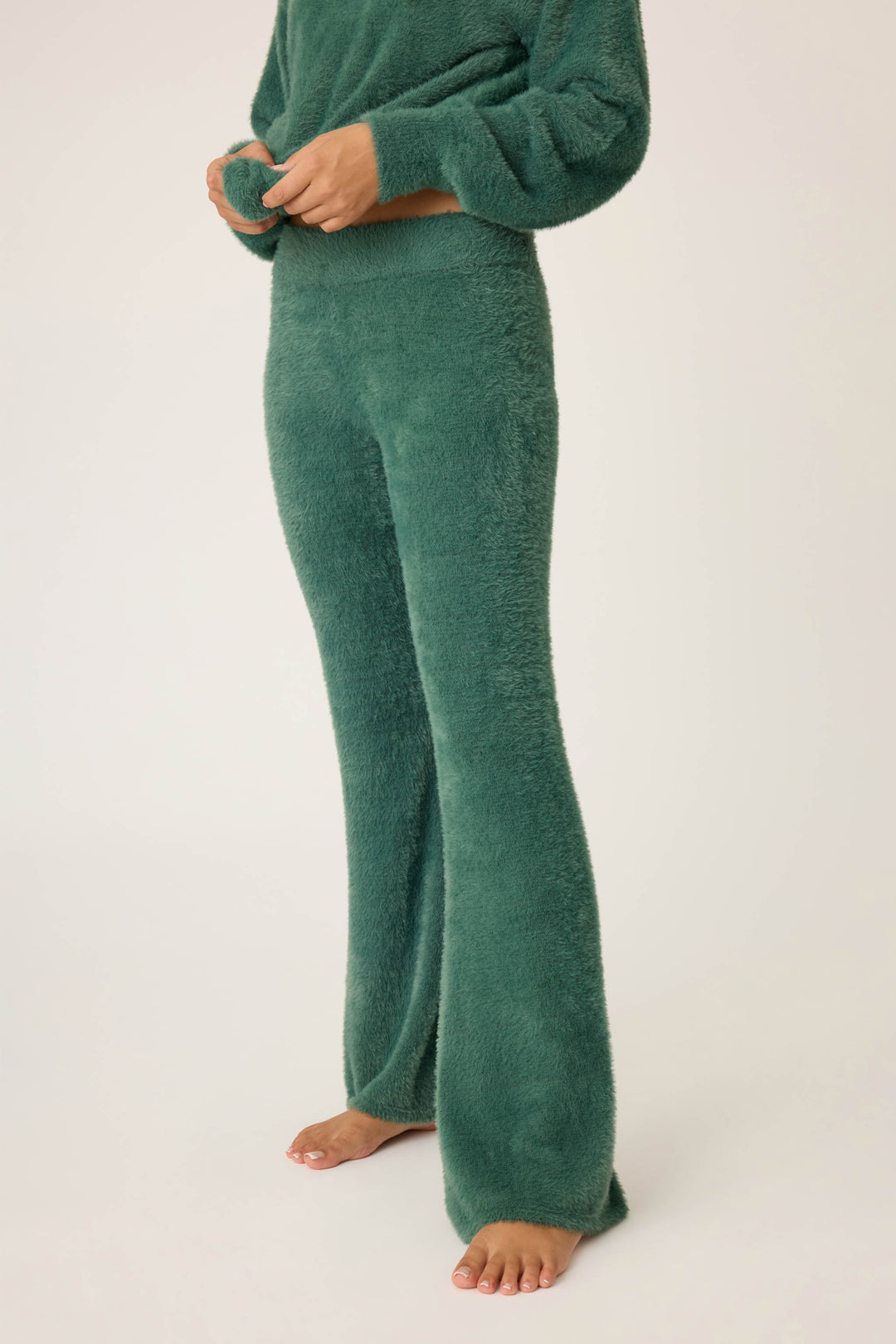 Campfire Cozy Feather Knit Lounge Pants - Open Leg Pants - P.J. Salvage