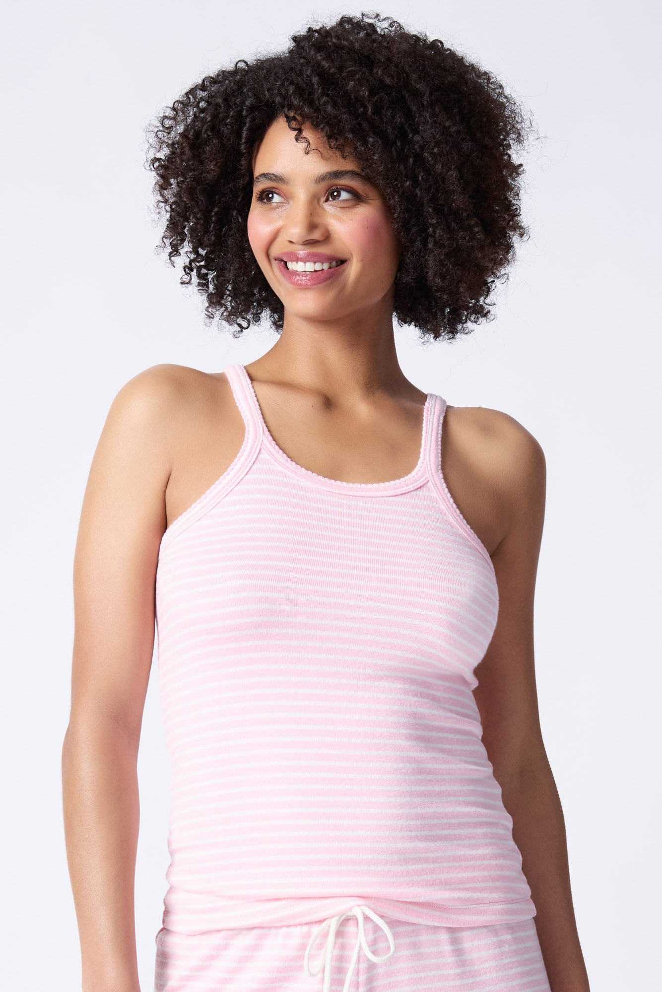 scalloped strappy cami