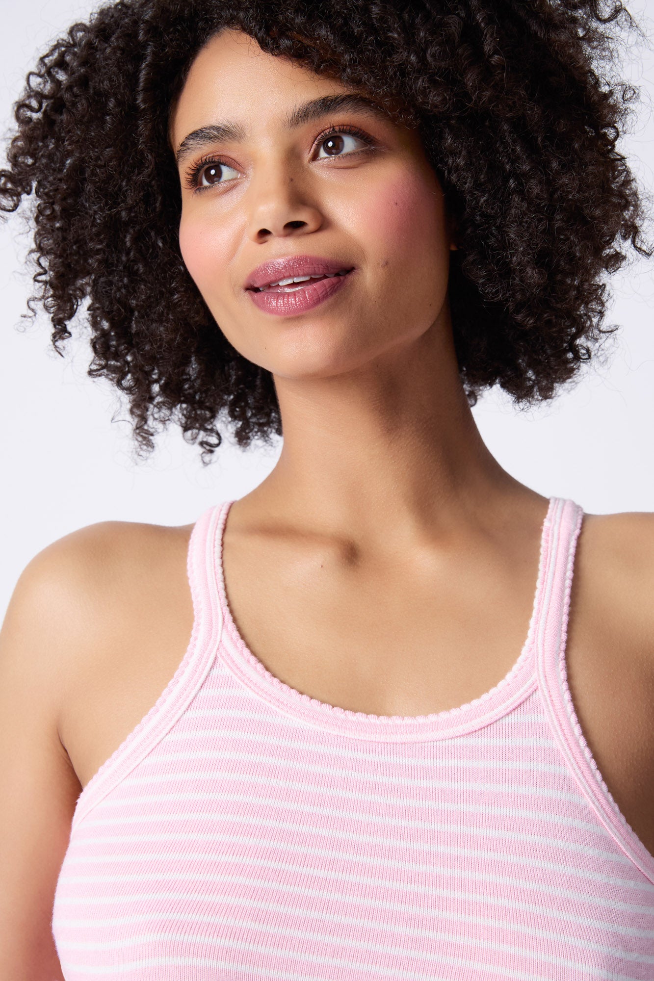 scalloped strappy cami