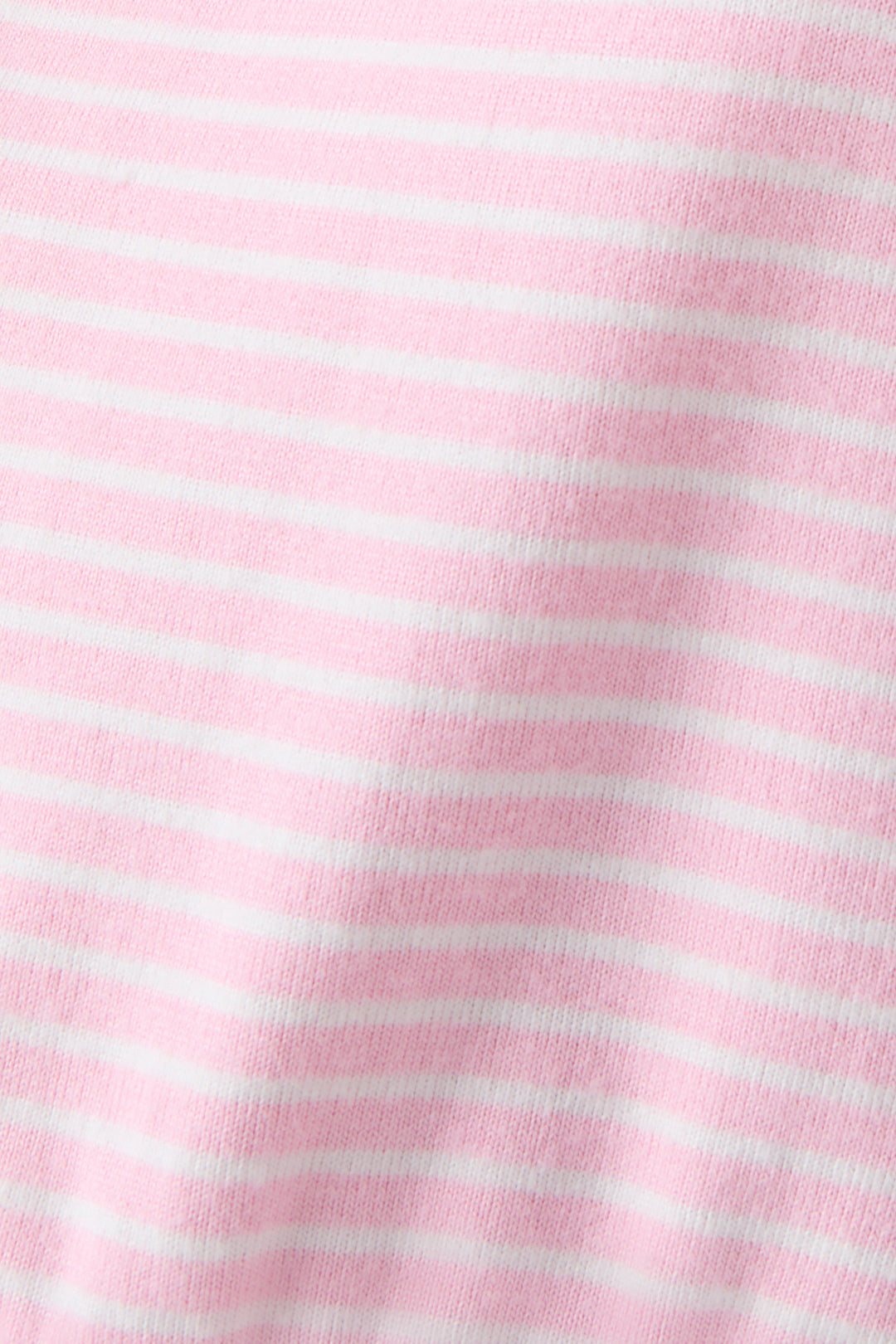 Women's straight leg pajama pant in pink-ivory mini stripe, with contrast tipped drawcord.