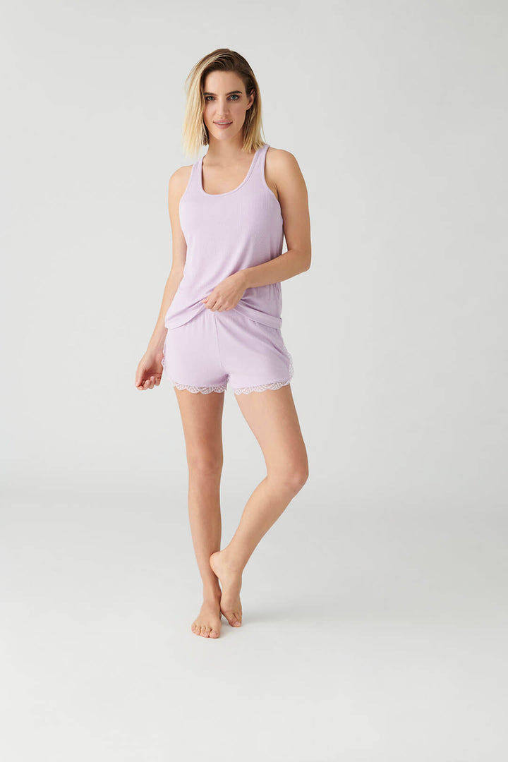 Lacey Basics Shorts PJ Set - PJ Sets - P.J. Salvage