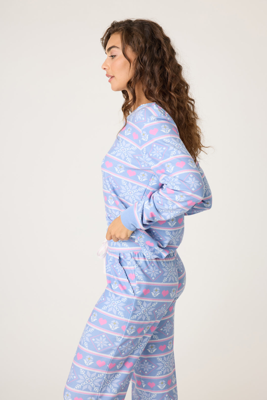 Mountain Bound Thermal Velour Long Sleeve Top - Long Sleeve Tops - P.J. Salvage