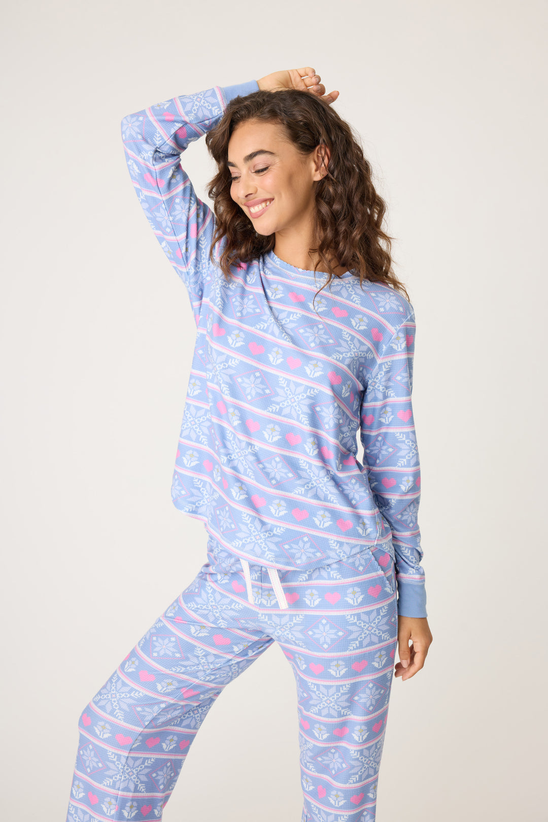 Mountain Bound Thermal Velour Long Sleeve Top - Long Sleeve Tops - P.J. Salvage