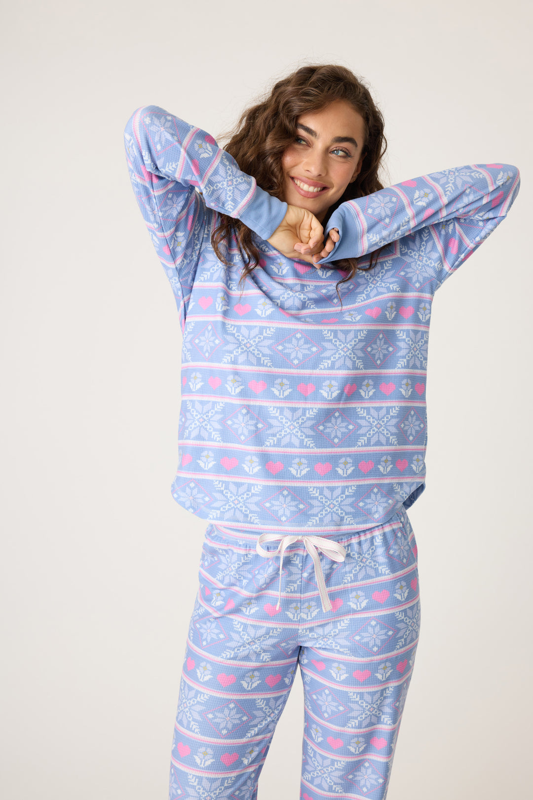 Mountain Bound Thermal Velour Long Sleeve Top - Long Sleeve Tops - P.J. Salvage