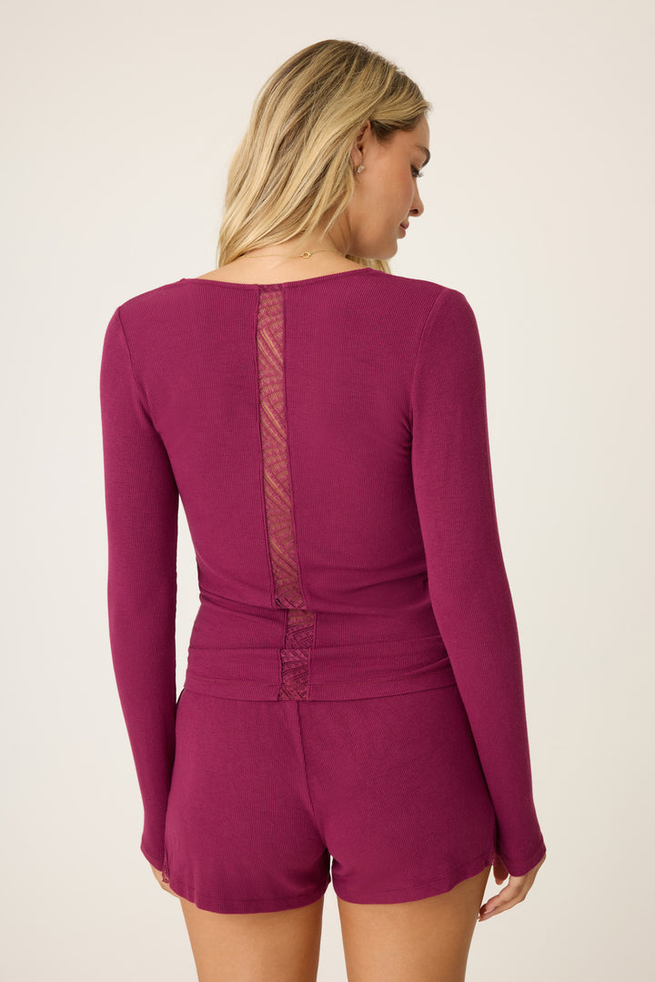 Lacey Basics Modal Long Sleeve Top - Long Sleeve Tops - P.J. Salvage