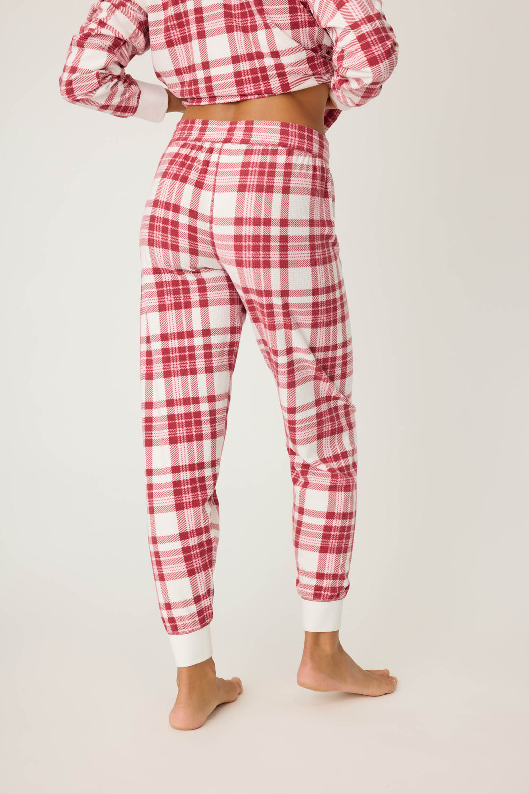 Full Of Holiday Spirit Plaid Velour Jammie Pants - Pants - P.J. Salvage