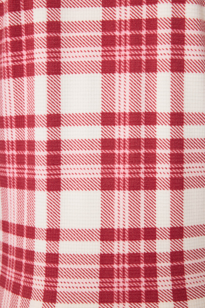 Full Of Holiday Spirit Plaid Velour Jammie Pants - Pants - P.J. Salvage