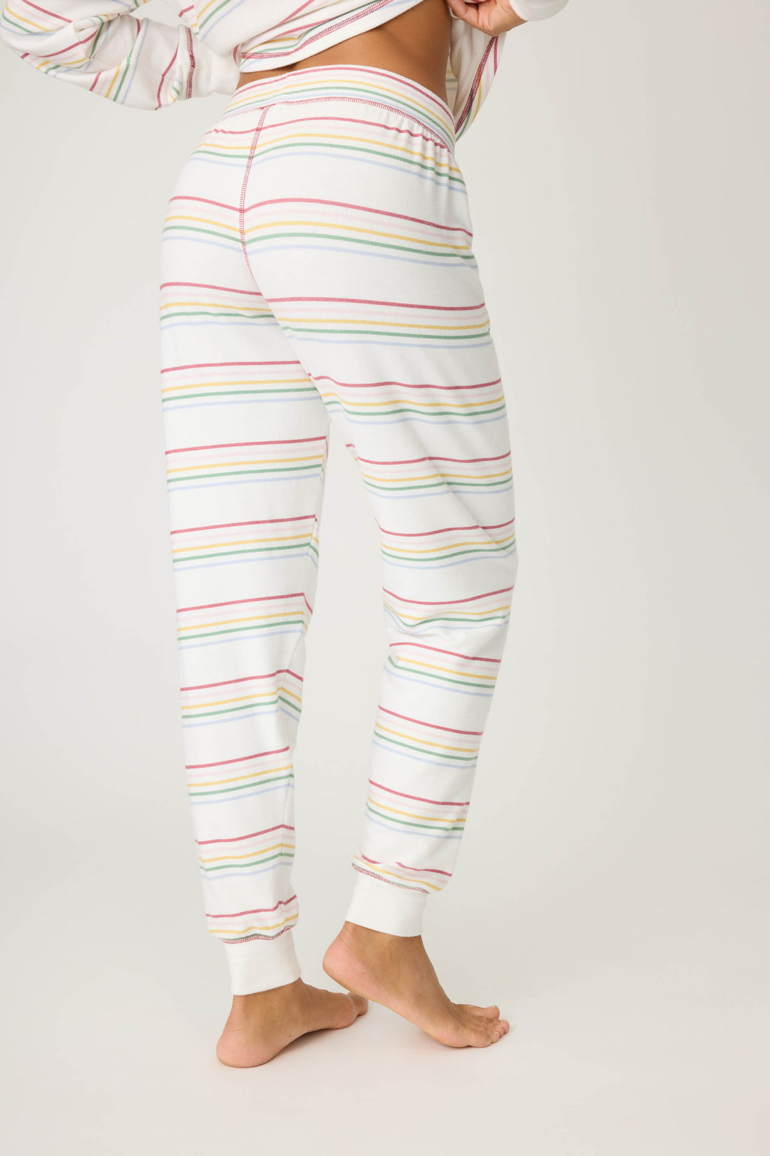 Joy To The World Waffle Thermal Jammie Pants - Pants - P.J. Salvage