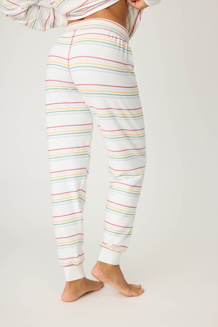 Joy To The World Waffle Thermal Jammie Pants - Pants - P.J. Salvage