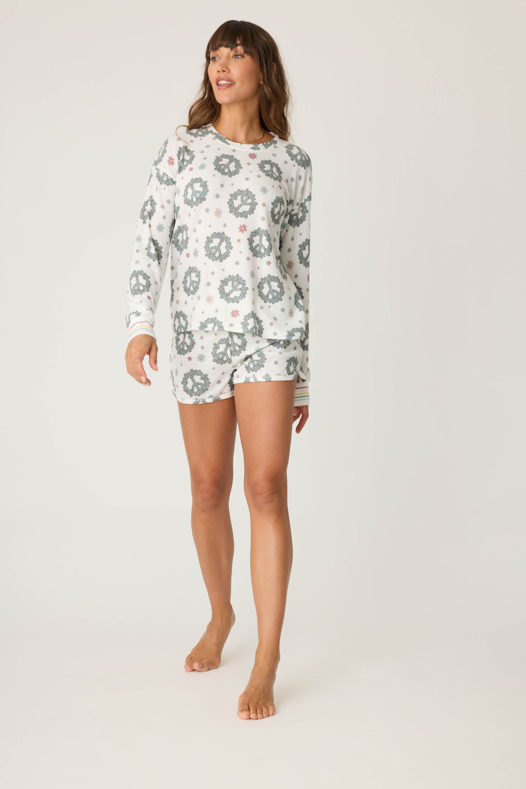 Joy To The World Waffle Thermal Shorts - Shorts - P.J. Salvage