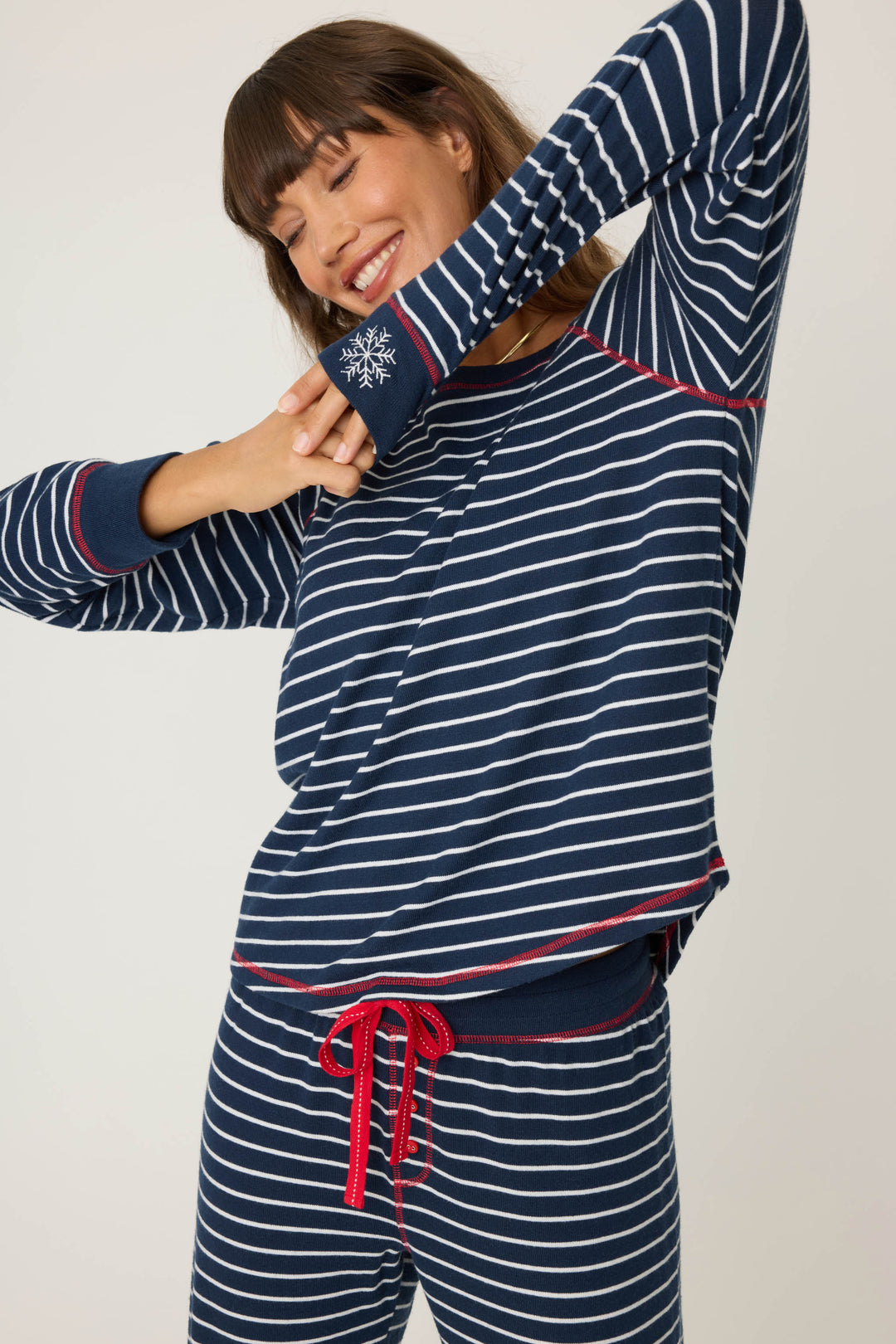 Snowflake Kisses Long Sleeve Top - Long Sleeve Tops - P.J. Salvage