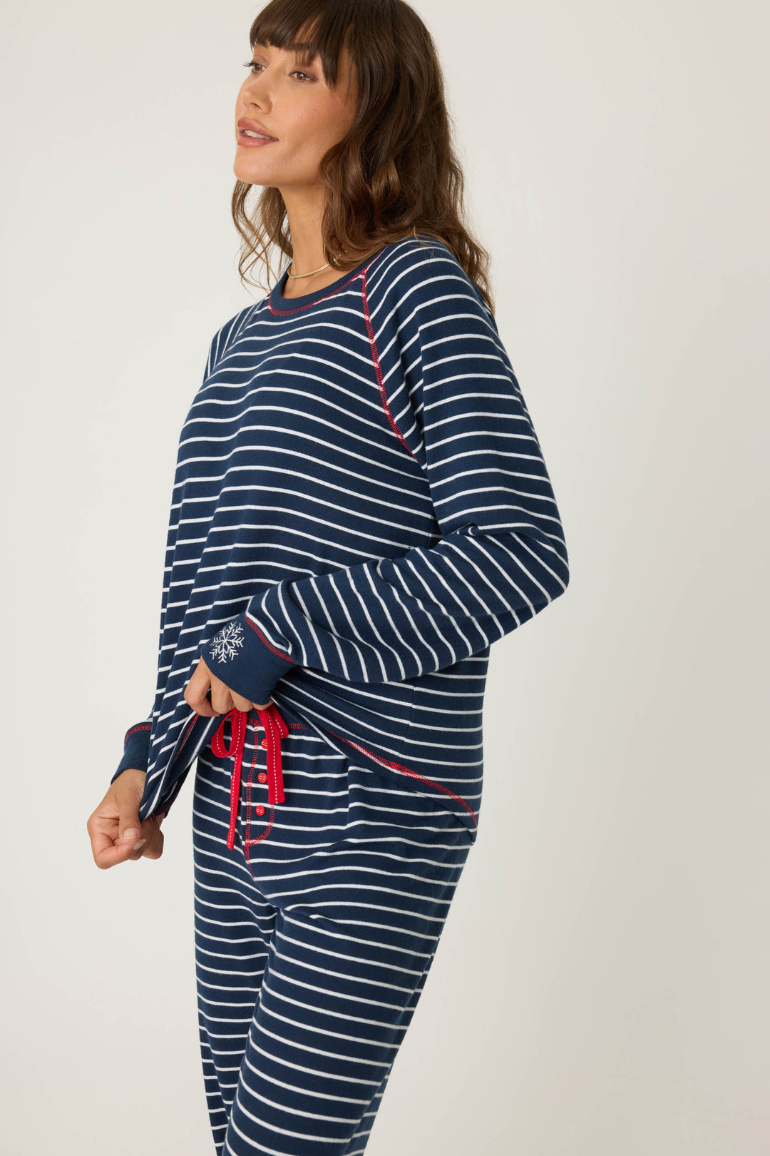 Snowflake Kisses Long Sleeve Top - Long Sleeve Tops - P.J. Salvage