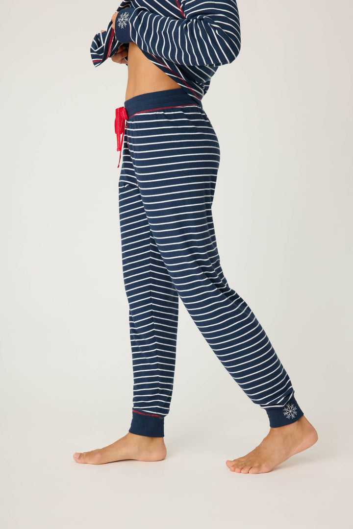 Snowflake Kisses Jammie Pants - Pants - P.J. Salvage