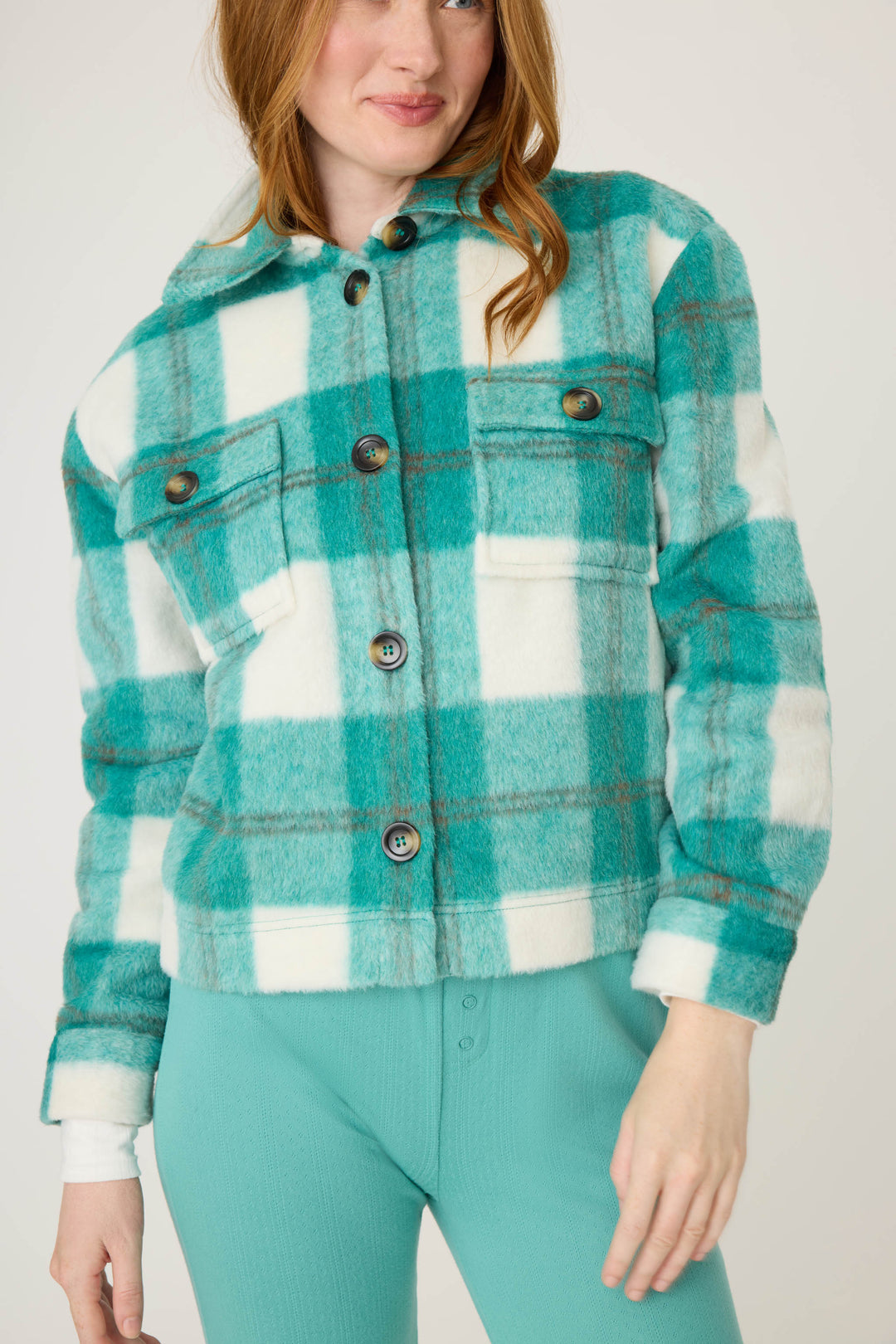 Cozy Plaid Jacket - P.J. Salvage