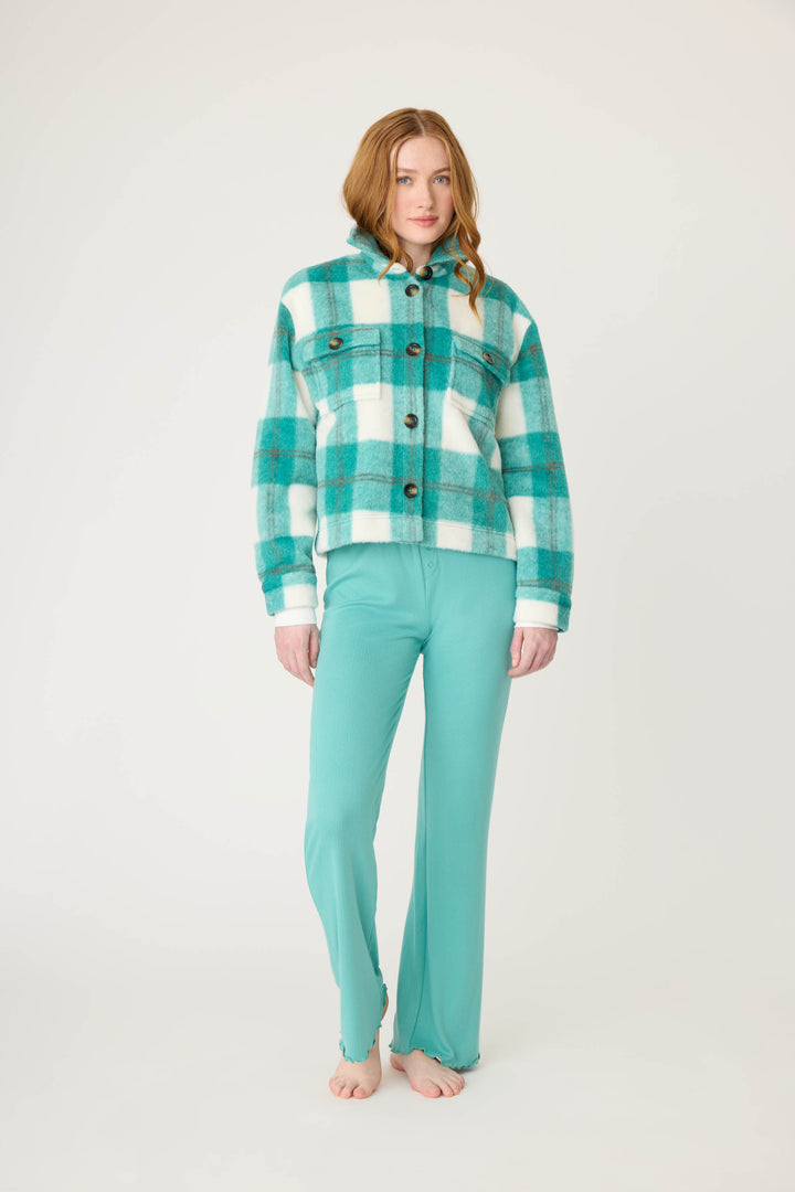 Cozy Plaid Jacket - P.J. Salvage