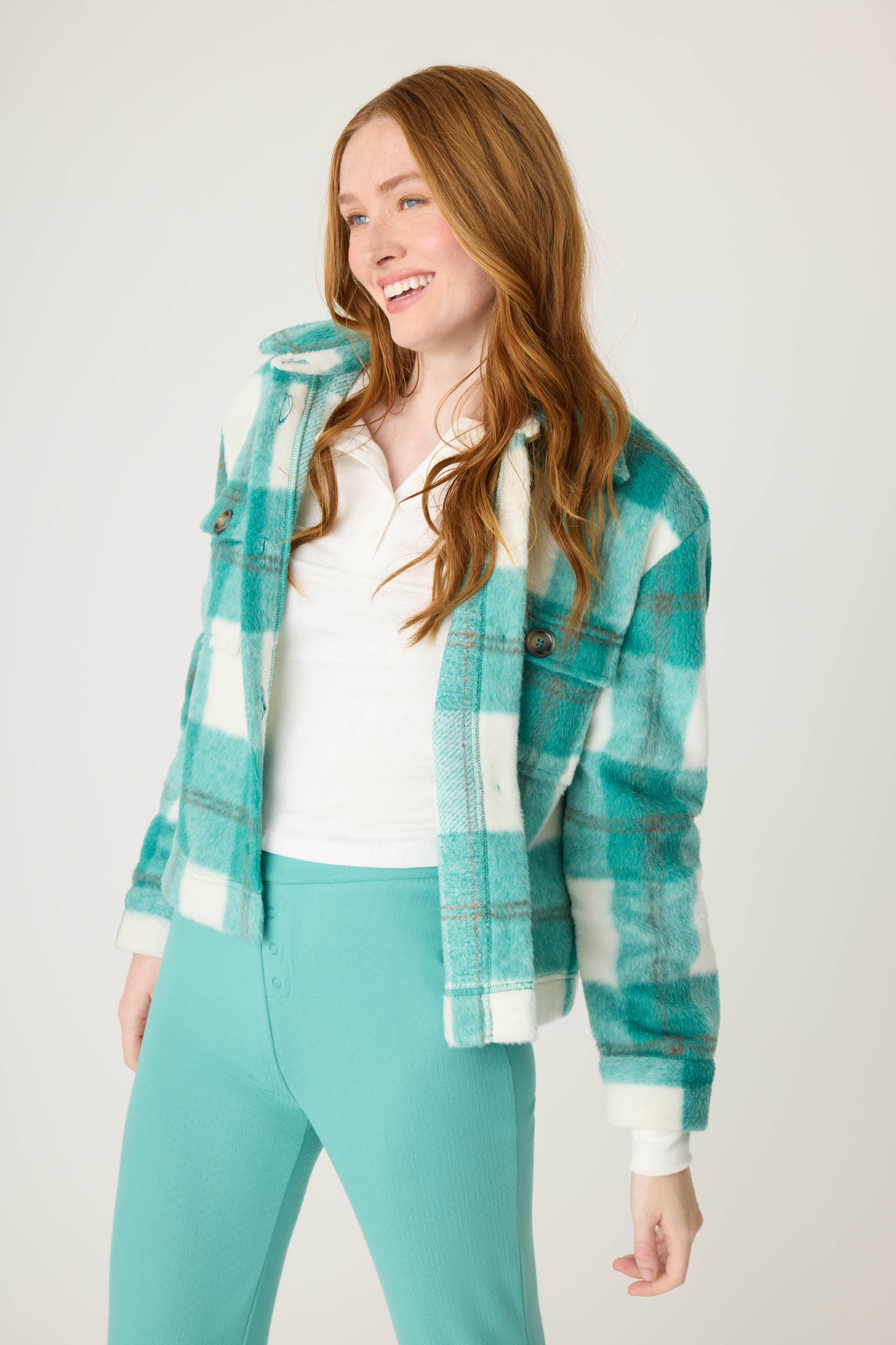 Cozy Plaid Jacket | P.J. Salvage