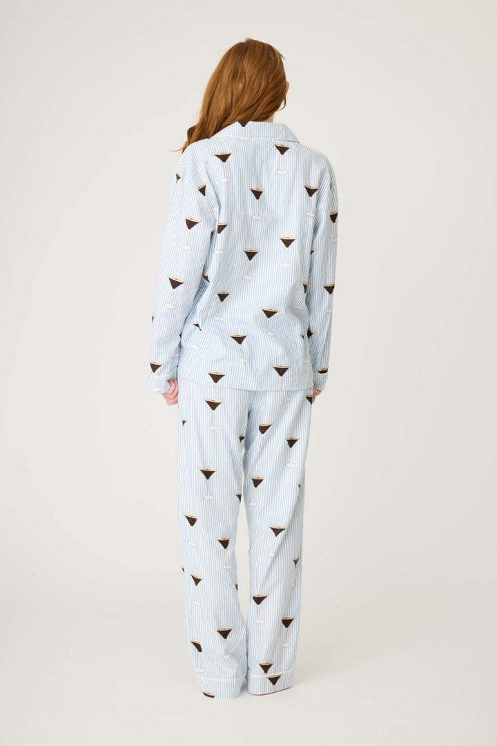 His & Hers Happy New Year Plus Size Flannel PJ Set - P.J. Salvage