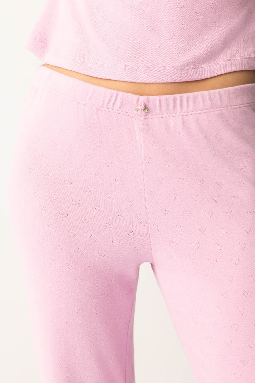 More Amour Pointelle Banded Pants - P.J. Salvage