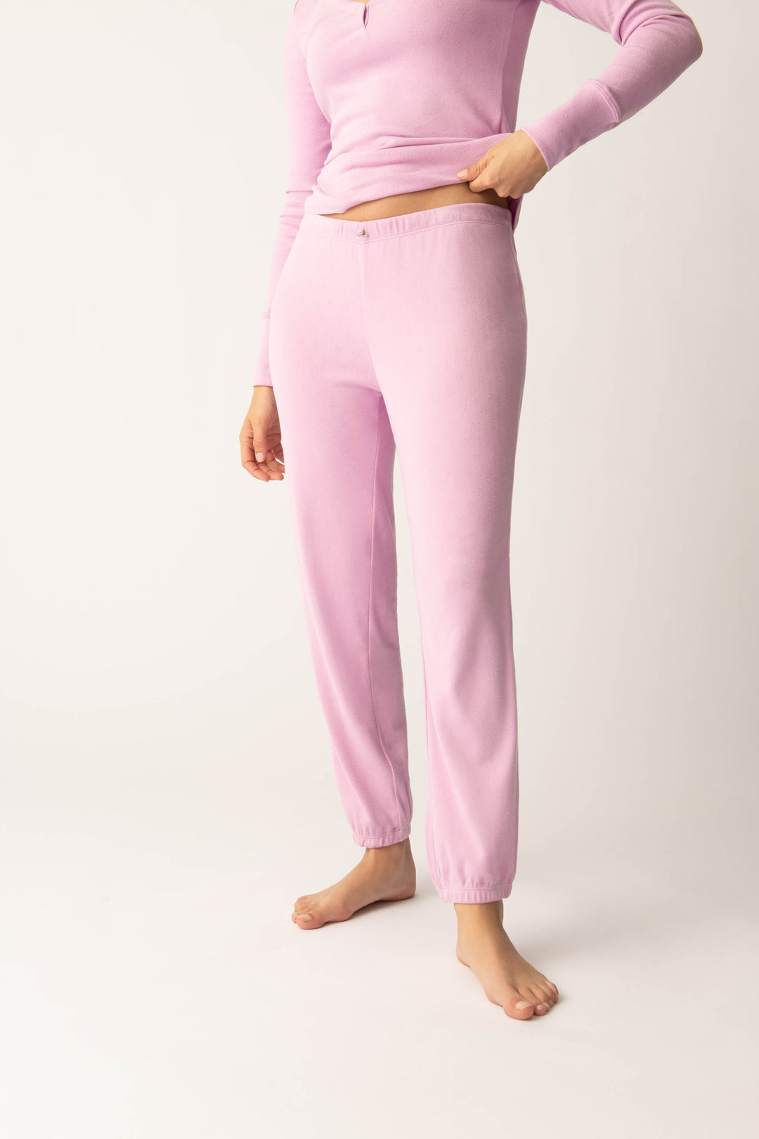 More Amour Pointelle Banded Pants - P.J. Salvage