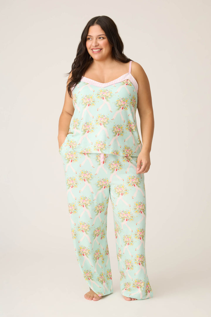 Adrian Valencia x PJS Floral PJ Set Plus Size - Pants Set - P.J. Salvage