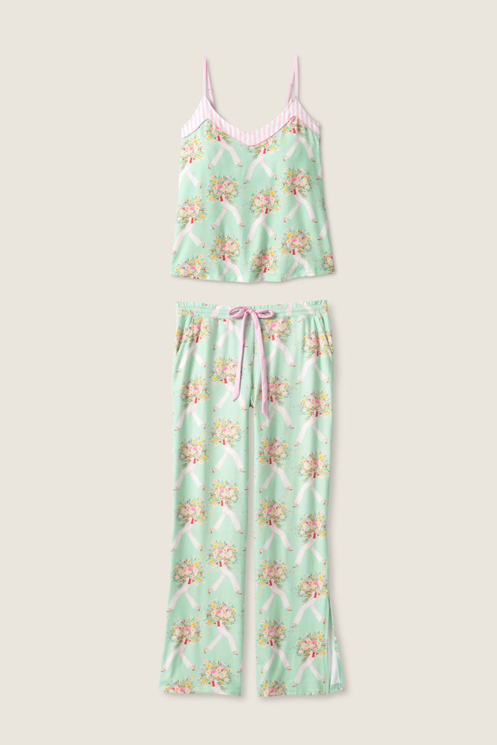 Adrian Valencia x PJS Floral PJ Set Plus Size - Pants Set - P.J. Salvage